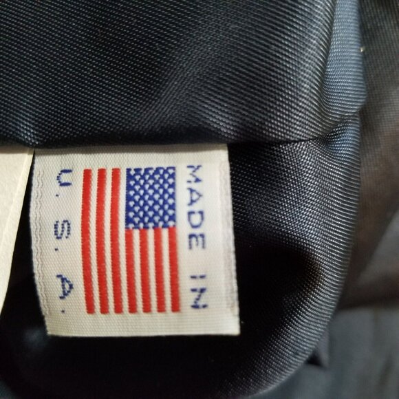 Circle S Dallas Texas Mens Blazer Sport Coat 48R Blue Micro Suede Two Button USA - Picture 6 of 15